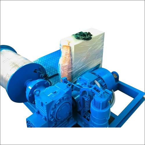 Industrial Electric Winches - Color: Blue