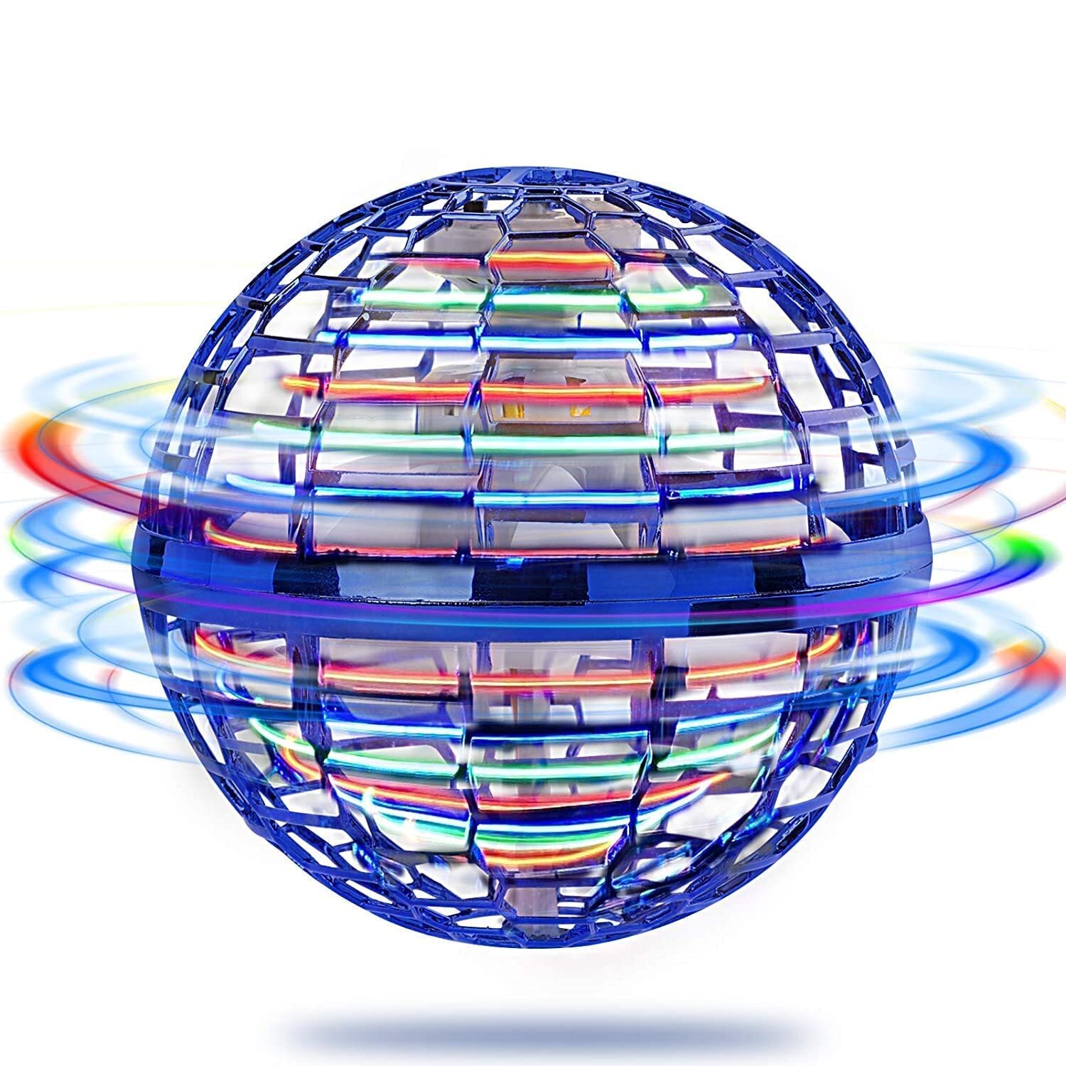 Flying Spinner Ball Usb Rechargeable In Led Lights 360 Rotating Magic Controller