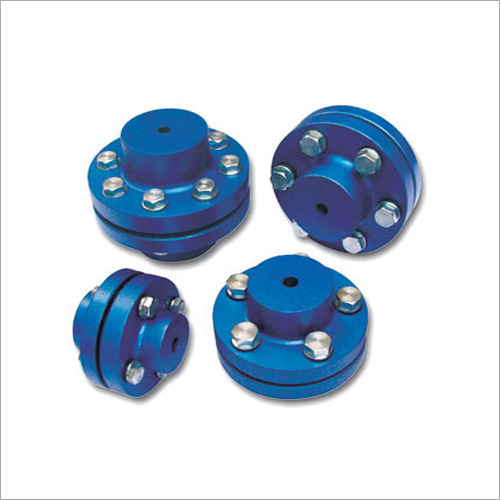 Flexible Coupling - Mild Steel, 3/4'' Size, Blue Color Coated Finish | Industrial Use, Round Shape, Hot Rolled Technique, 2500 RPM Speed