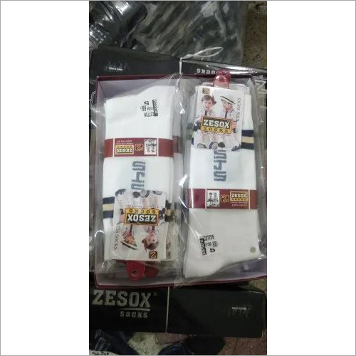 Cotton School Socks - Cotton Lycra, Every Size 0-7, White Color | Washable, Full Length, 12 Pairs Per Box