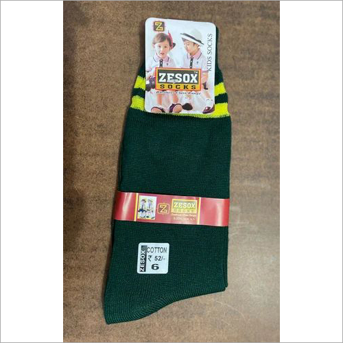 School Kids Socks - Cotton Mid Calf / Crew Length, Small Size | 2-Way Stretch, Washable, All Season Wear