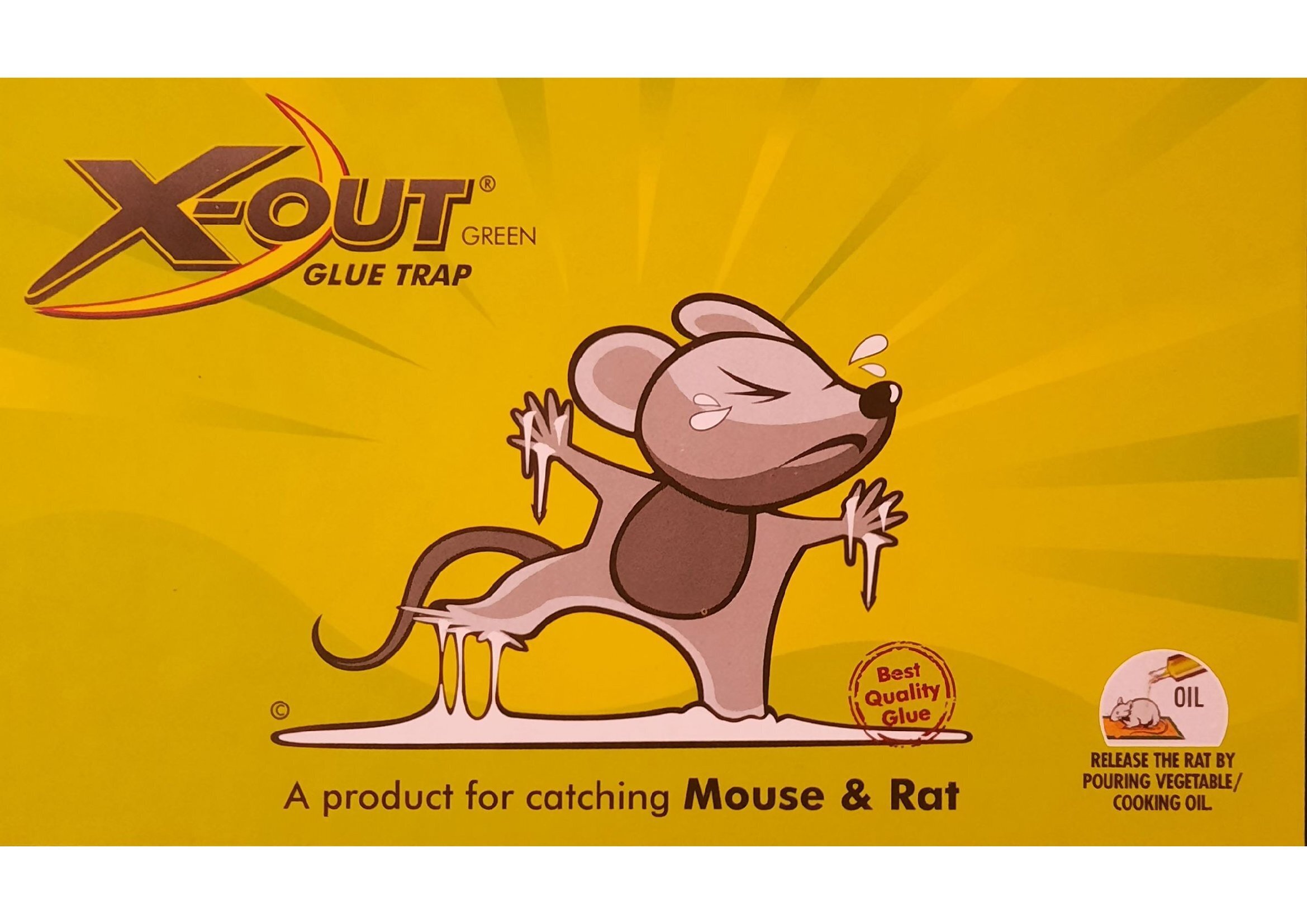 X-out Glue Trap - Feature: Eco-friendly