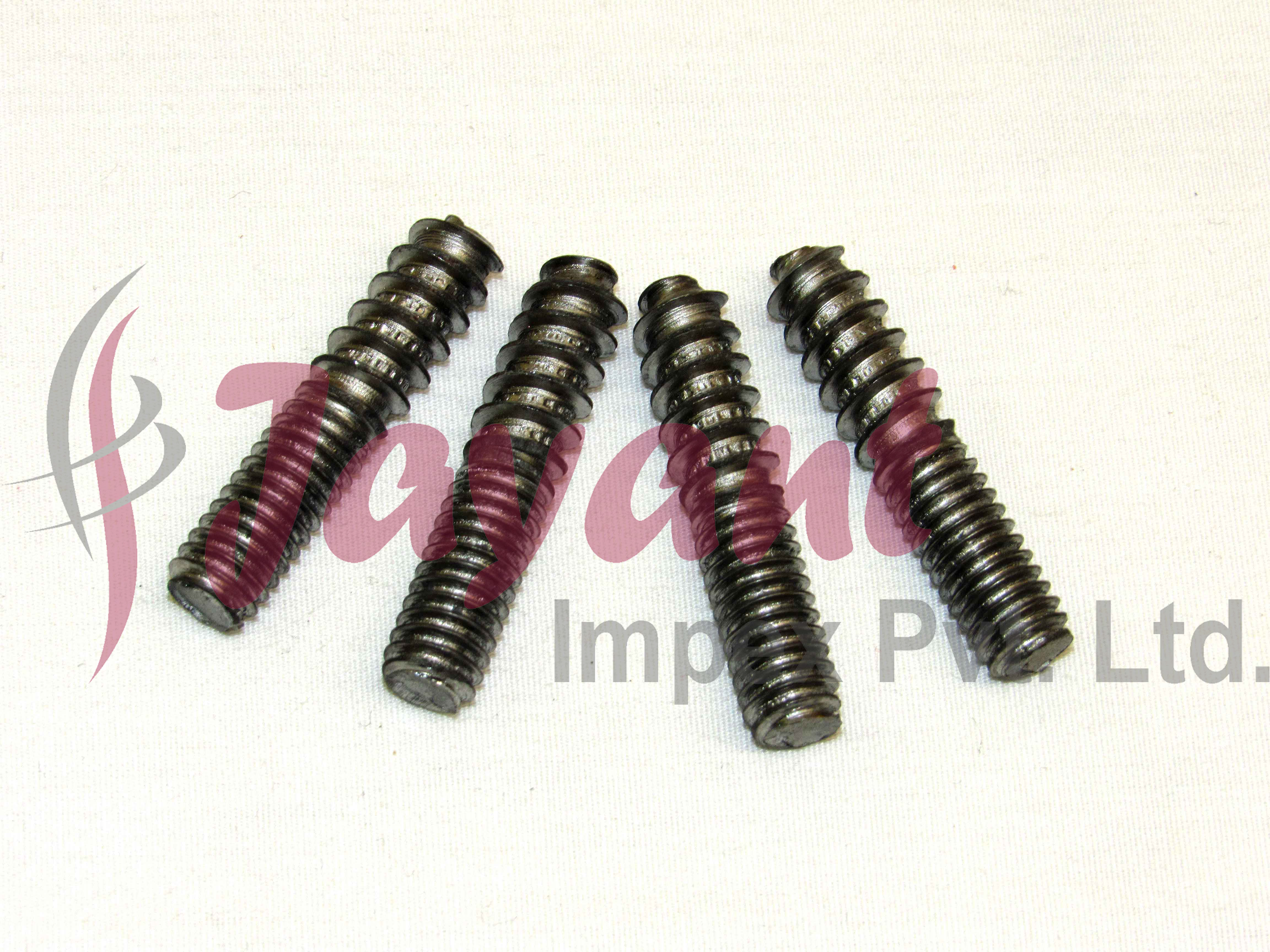 Hanger Bolts - High-strength Steel, 1/2 Inch X 4 Inch | Designed For Industrial, Engineering, Manufacturing, Automotive, And Drilling Applications