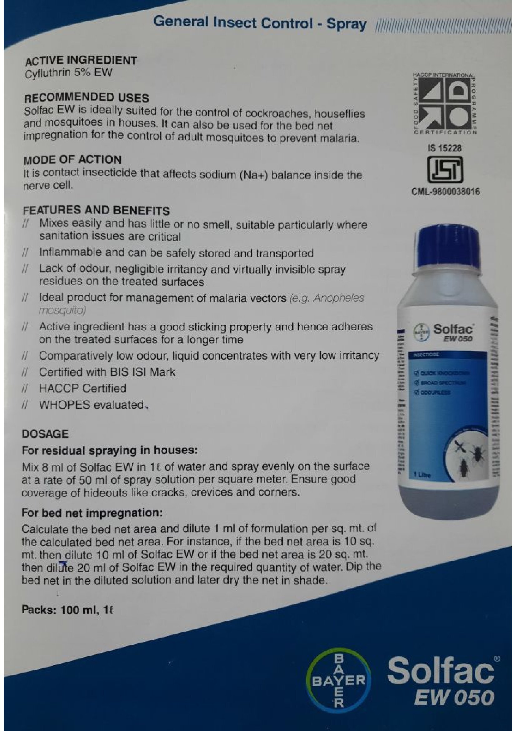 Solfac Ew 050 1 Litre