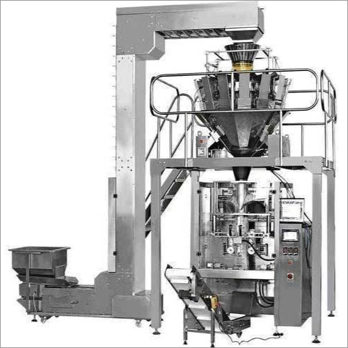 Multi Head Weigher Pouch Packing Machine - Metal Body, Silver Finish | Heavy Duty Design, Durable and Automatic Operation, Warranty Included