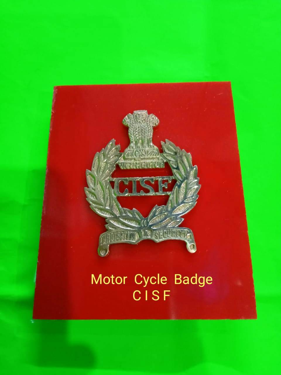 Motor Cycle Badge Indian Army