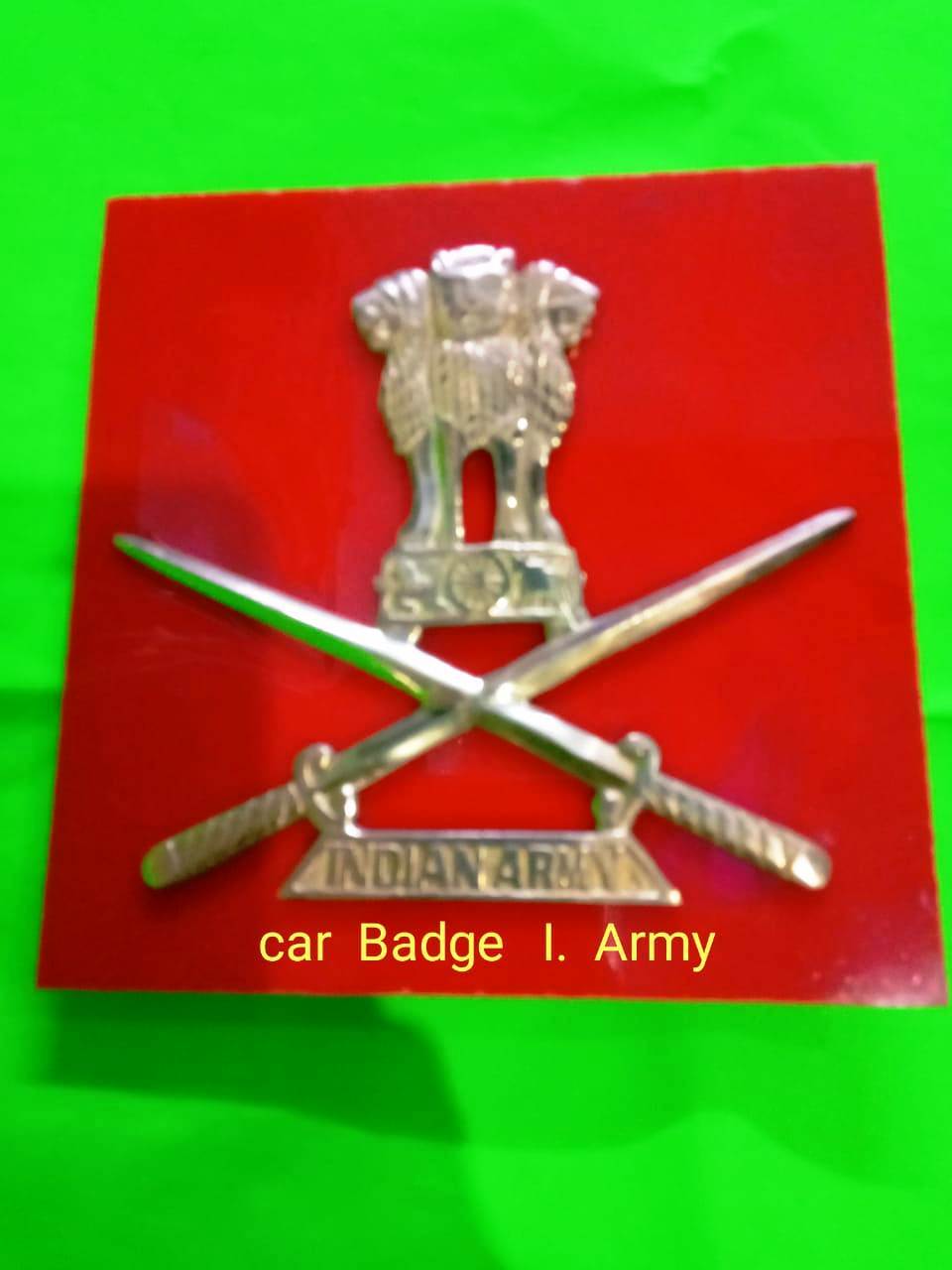 Motor Cycle Badge Indian Army