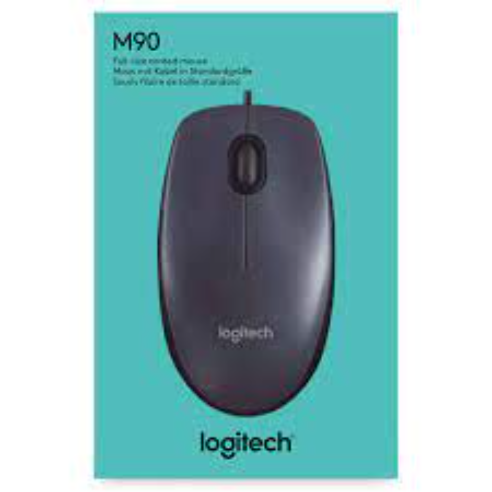 Black Logitech M90 Mouse