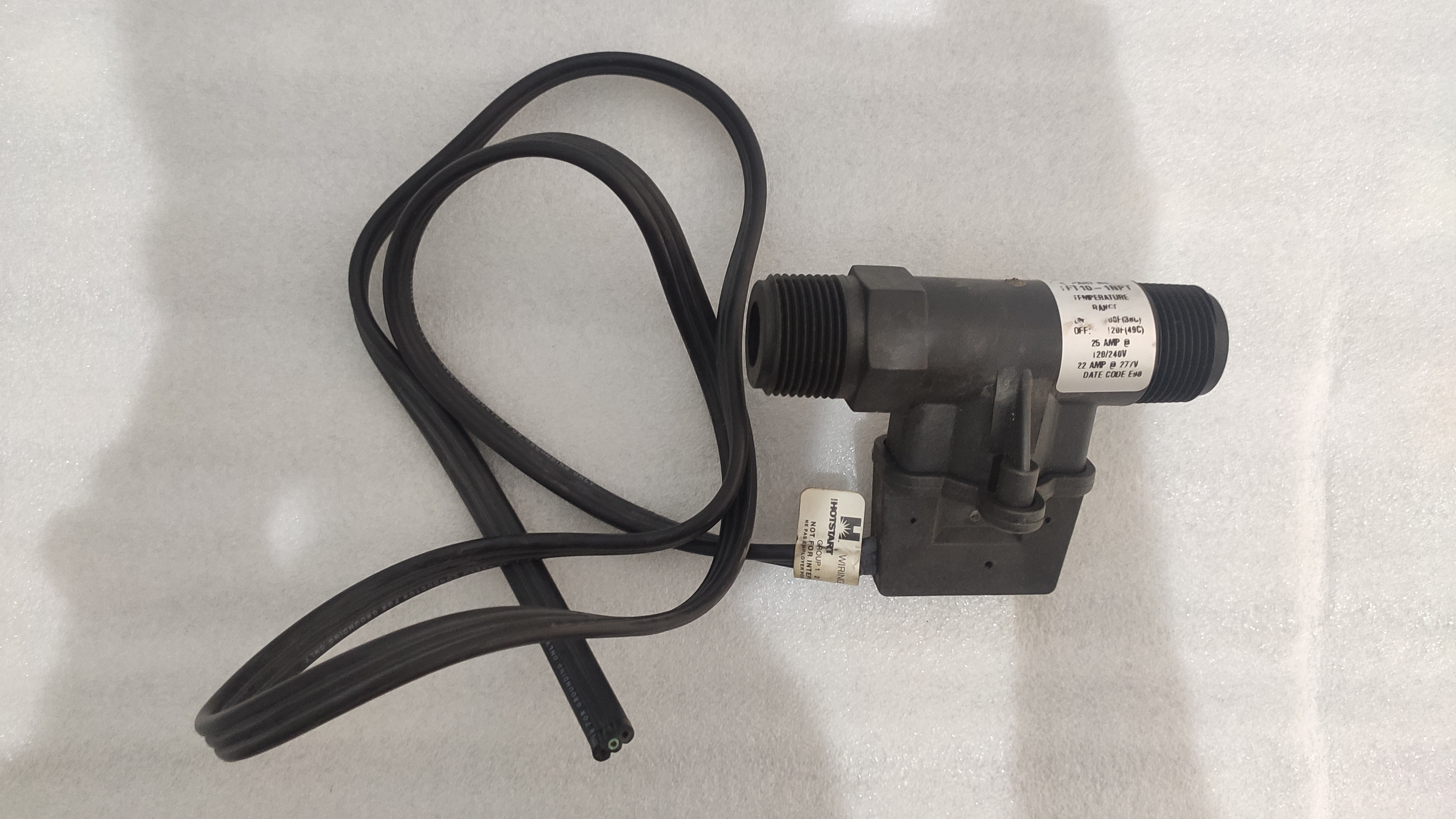 Kim Hotstart Tft10-1npt Thermostat Switch