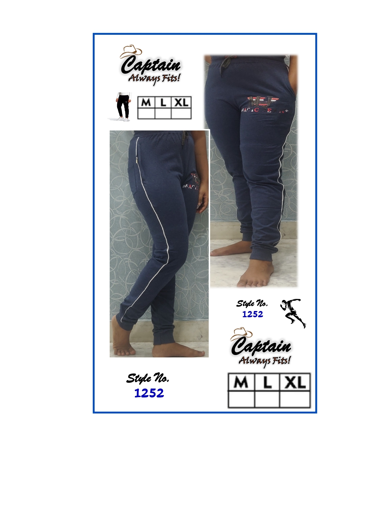 Stretchable Joggers - Knitted Fabric, All Season Washable | Cool, Breathable, Flexible Sports Alternative For Full Mobility