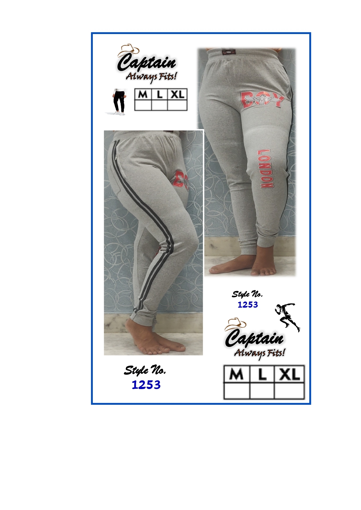 Stretchable Joggers - Knitted Fabric, All Season Washable | Cool, Breathable, Flexible Sports Alternative For Full Mobility