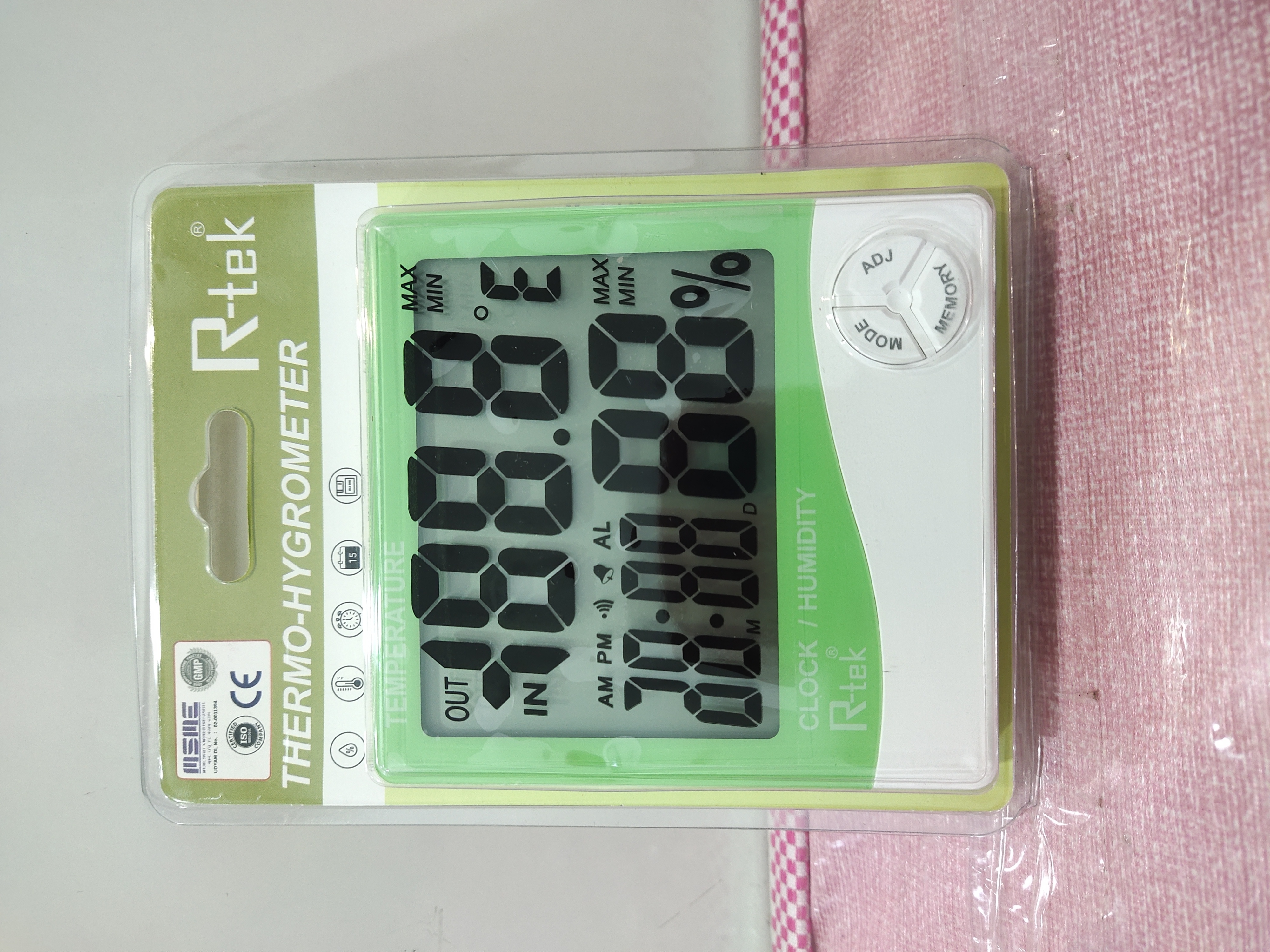 Digital Thermo Hygrometer Rtek-1