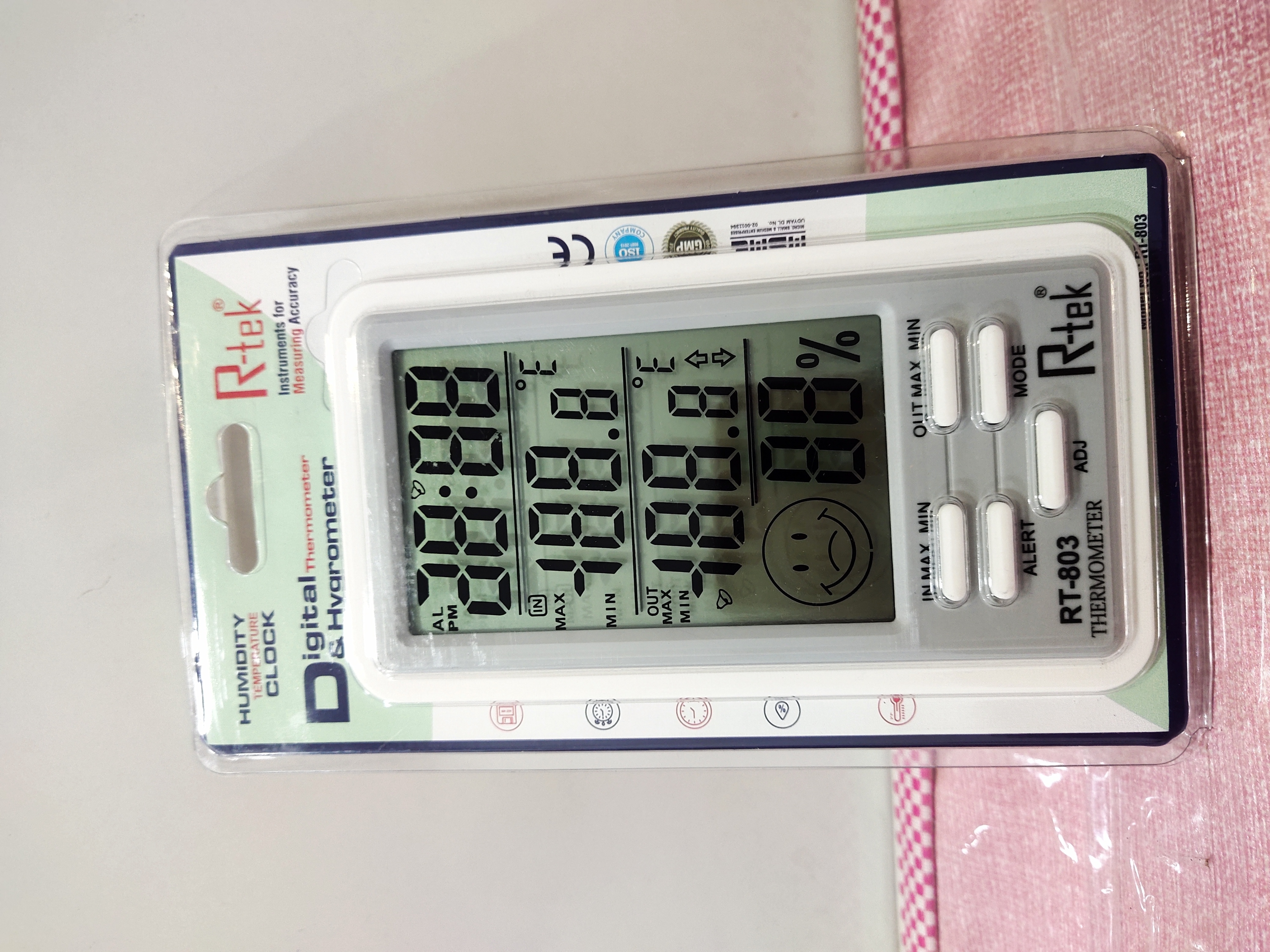 Digital Thermo Hygrometer Rt-803