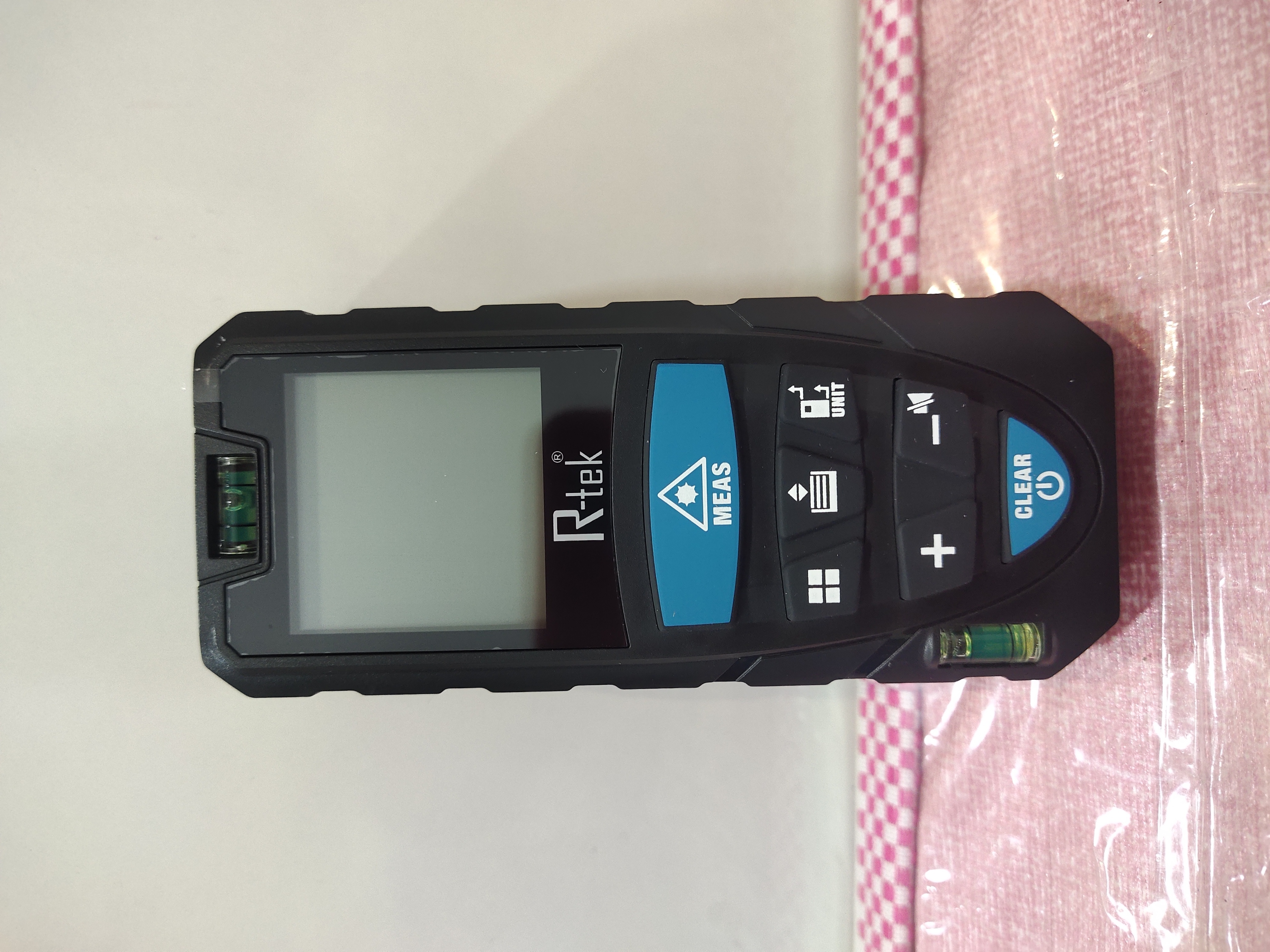 Laser Distance Meter - 0.05m - 90m Range Lcd Display +/−2mm Accuracy Battery Powered 115x55x25mm Size 150g Weight