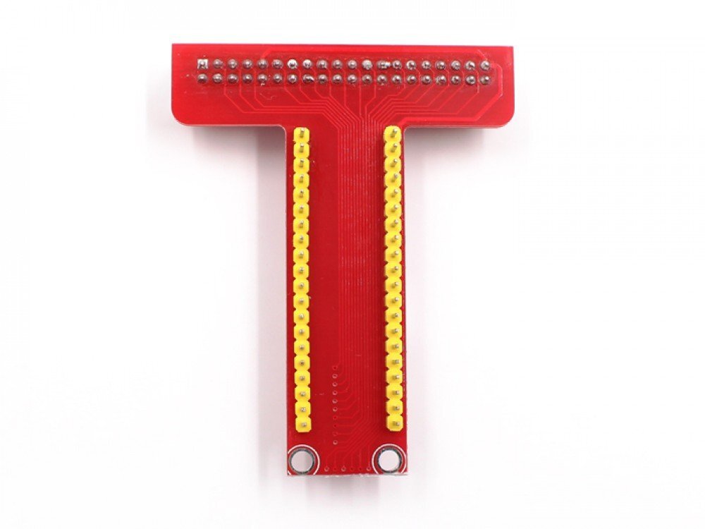 Raspberry Pi Gpio Adapter Plate T-type Gpio Adapter For Raspberry Pi 3 2 Model B And B Plus - Color: Red