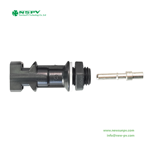 Black 1000vdc Pv4.0 Solar Panel Connector At Good Universality With Mc4