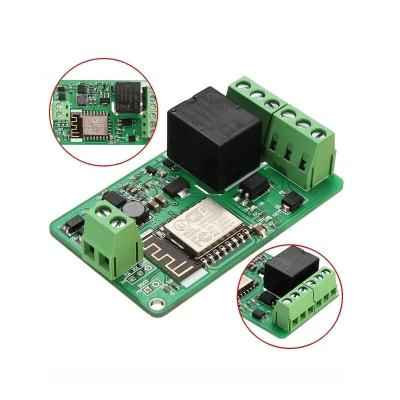 Dc 7-30v 1 Channel Esp8266 Wifi Network Relay Module Power Switch