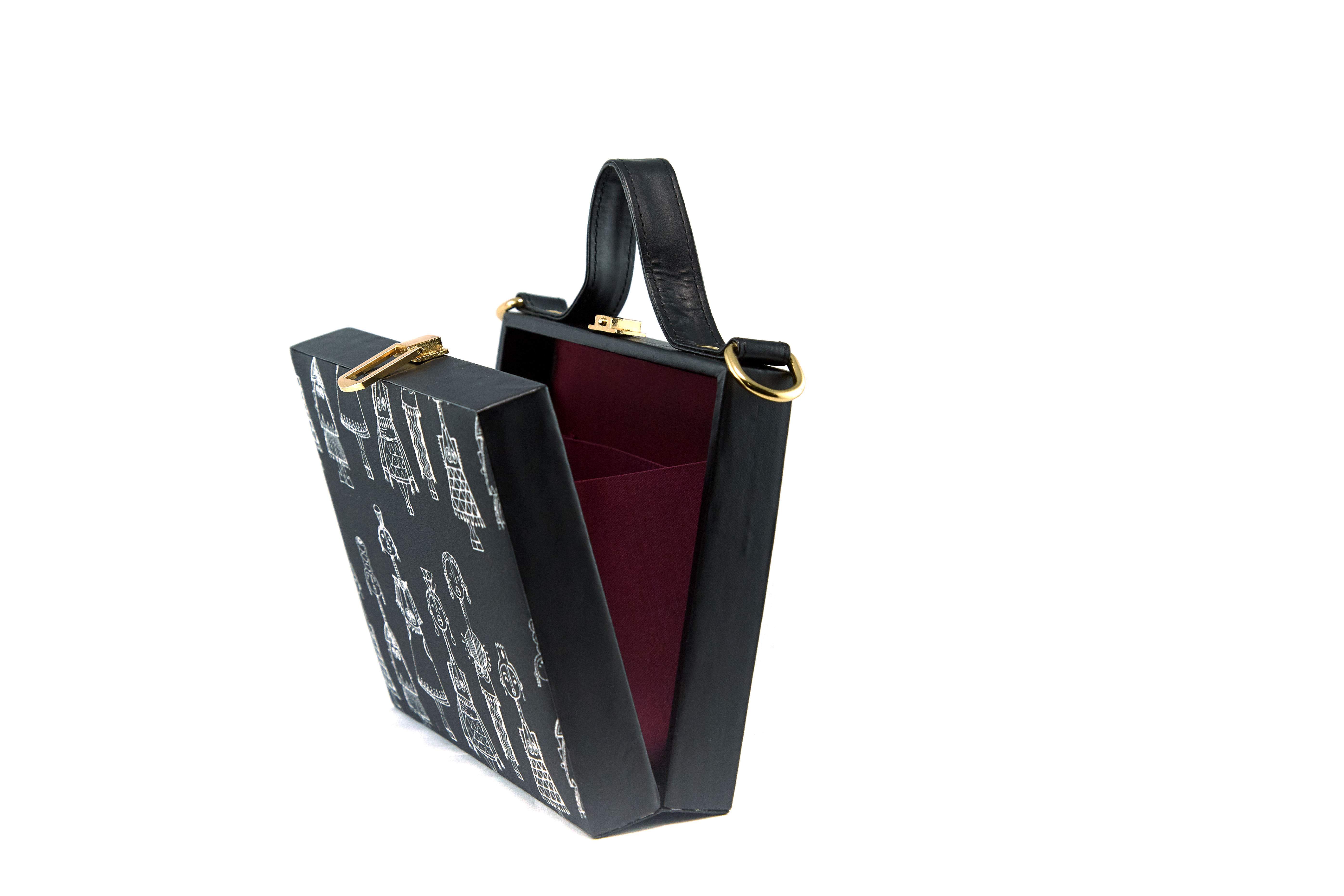 Handbag Mdf Box - Color: Black