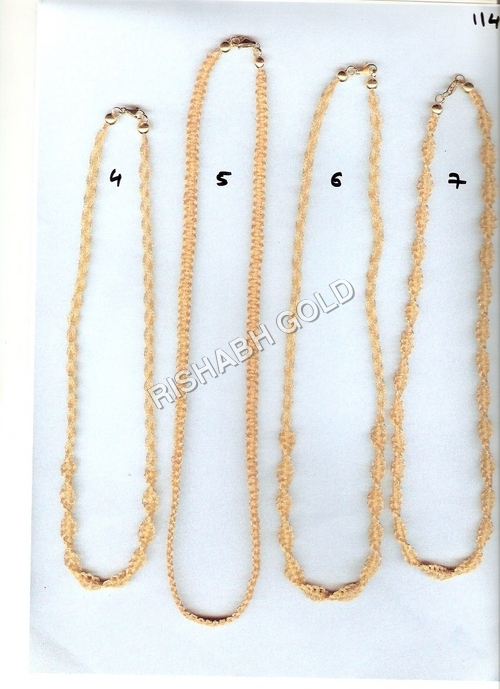 रियल गोल्ड चेन जेंडर: महिलाओं के लिए