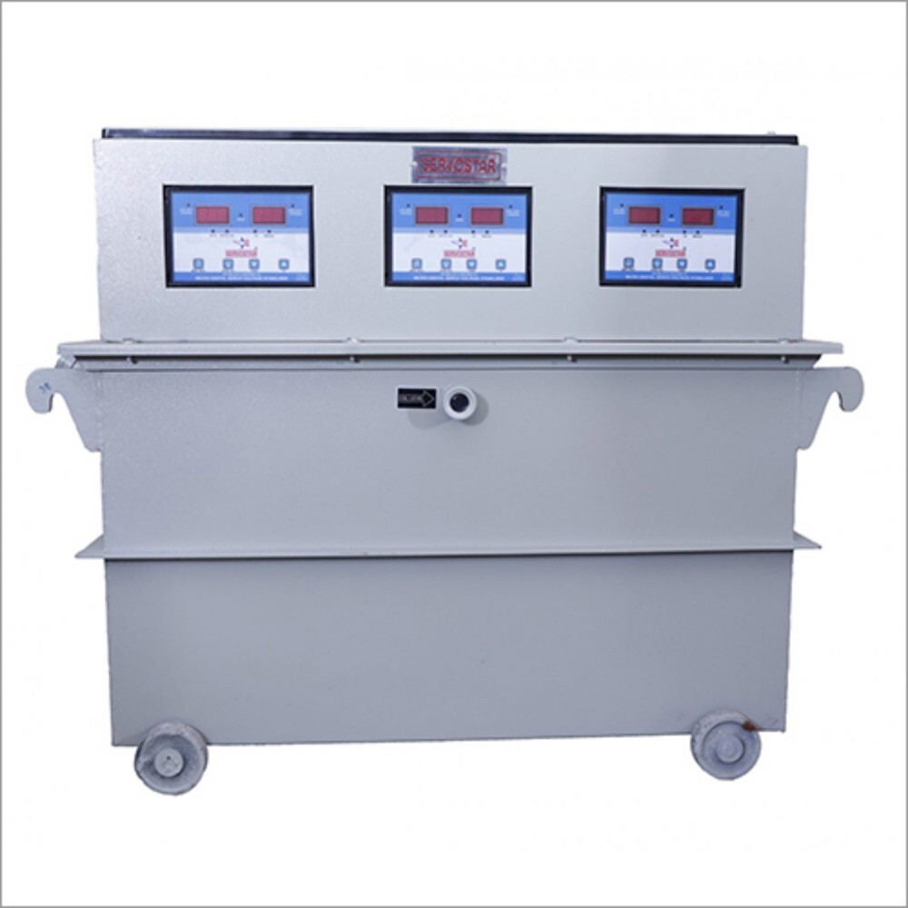 3 Phase Servo Voltage Stabilizer - Current Type: Ac