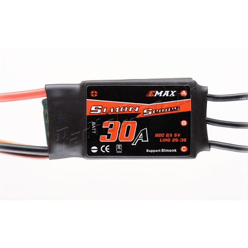 Emax Simonk 30a Brushless Esc Speed Controller For Multicopter Quadcopter - Rs1315 - Color: Black And Red