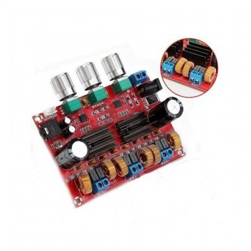 Dc12v-24v 2.1 Digital Audio Amplifier Board Tpa3116d2 Subwoofer Speaker Amplifiers For Audio System Diy Speakers