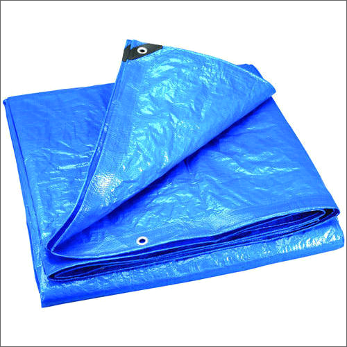 Plastic Tarpaulin Cover Industrial - Polyethylene, Customized Size, Blue | Waterproof, Flexible, Plain Design, Various Textures Available