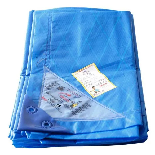 Plastic Tarpaulin - 30x24 Feet, Blue, Single Layer PE Laminated 90 GSM for Agricultural and Commercial Use