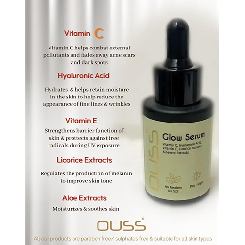 ऑस ग्लो सीरम 100% हर्बल