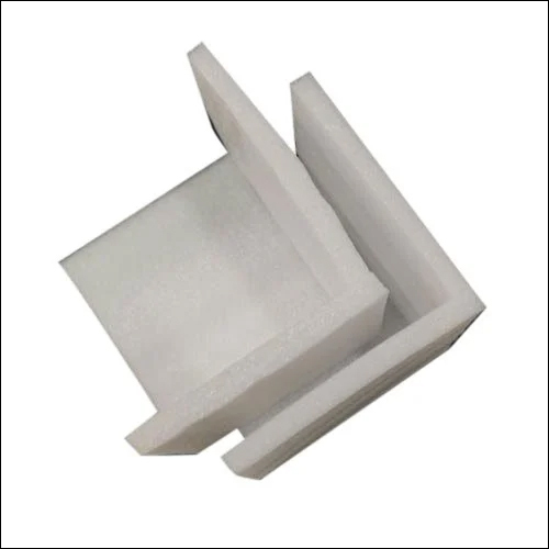 Epe Foam Corner Protectors - EPE Material, 8-15 mm Thickness, White Color | High Durability, Rectangular Foam Design