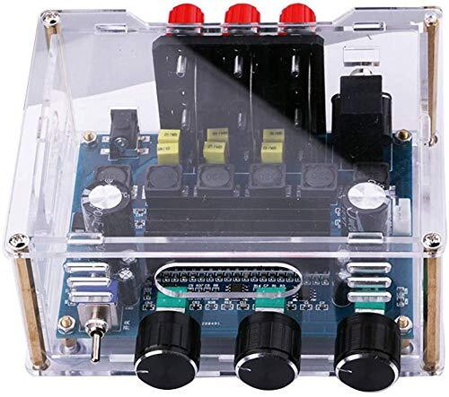 2 Point 1 Channel Audio Stereo Amplifier Subwoofer Board 2x50w 1x100w Sub Output Super Bass Power Amplifier Module With Case