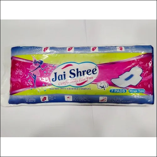 Lady Anion Sanitary Napkins - Industrial Grade, White Color | Anti-Bacterial, Internal Use for Women