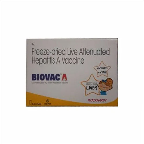 Freeze-dried Live Attenuated Hepatitis A Vaccine Age Group: Adults & Kids