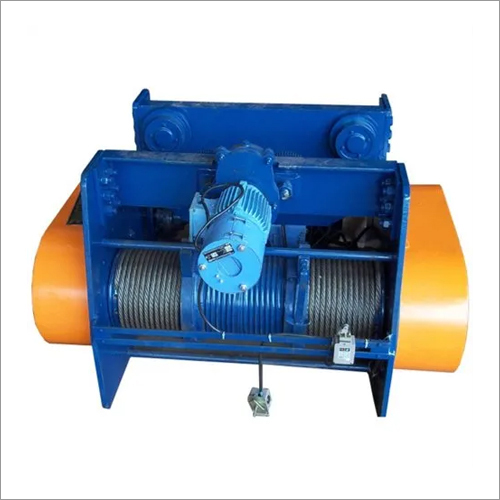 Electric Wire Rope Hoist - MS, 2 Ton Capacity, Electric Power Source, 220 V Control Voltage, 50 Hz Frequency | Ideal for Heavy Lifting in Industrial Applications