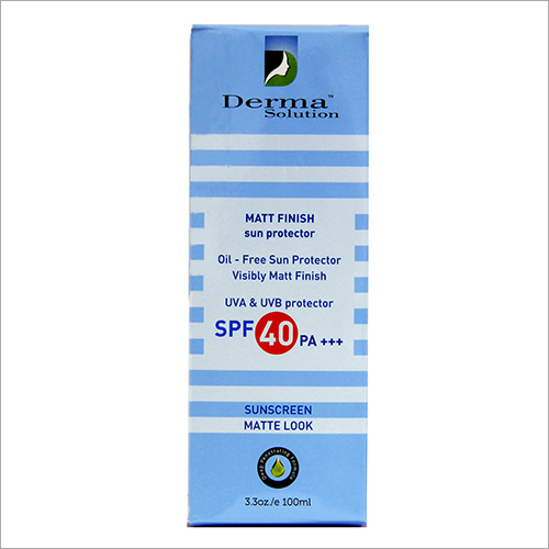 Matte Look Sunscreen Lotion Best For: Daily Use