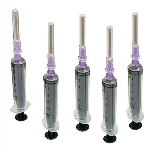 5ml Hypo Care Disposable Syringe - Plastic, Clear Barrel For Precise Measurements | Medical Grade, Sterilized, Multiple Use Design