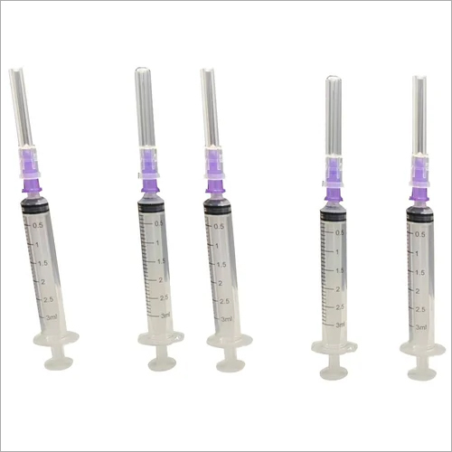 5ml Hypo Care Disposable Syringe - Plastic, Clear Barrel For Precise Measurements | Medical Grade, Sterilized, Multiple Use Design