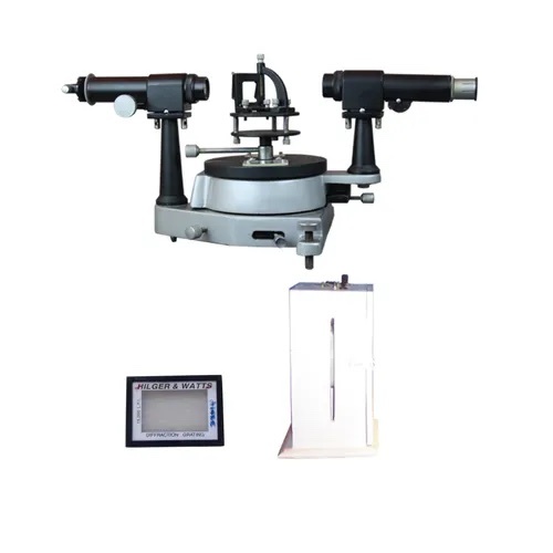 स्पेक्ट्रोमीटर का उपयोग करते हुए कौशी स्थिरांक