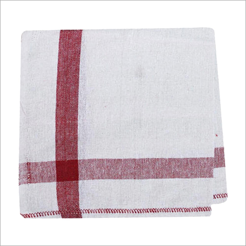 सफेद रसोई सूती तौलिया