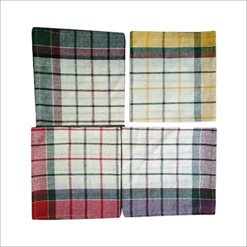 Kitchen Checked Printed Towel - 100% Cotton, Customized Size , Plain Style Perfect for Everyday Use