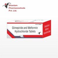  ग्लिमपीराइड और मेटफोर्मिन हाइड्रोक्लोराइड टैबलेट 