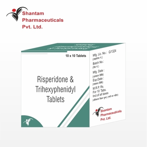 Risperidone And Trihexyphenidyl  Tablets Keep Dry & Cool Place