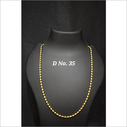 गोल्डन क्लासिक आर्टिफिशियल गोल्ड चेन