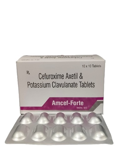 Cefuroxime Axetil and Clavulanate (Amcef-Forte Tab) - Trypsin + Bromelain + Rutoside + Diclofenac Formula | Pain Relief, Anti-Inflammatory Properties