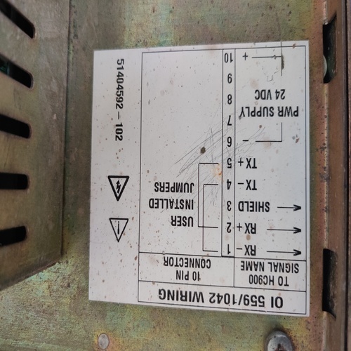 Honeywell 51404592-102 Operator Interface