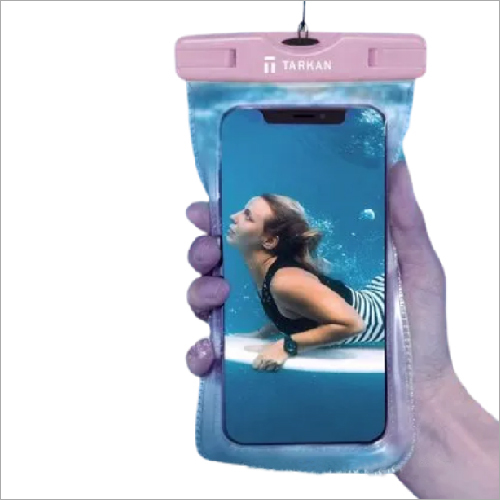 Universal Waterproof Cover - Plastic Material | Pink Color, Mobile Pouch Design