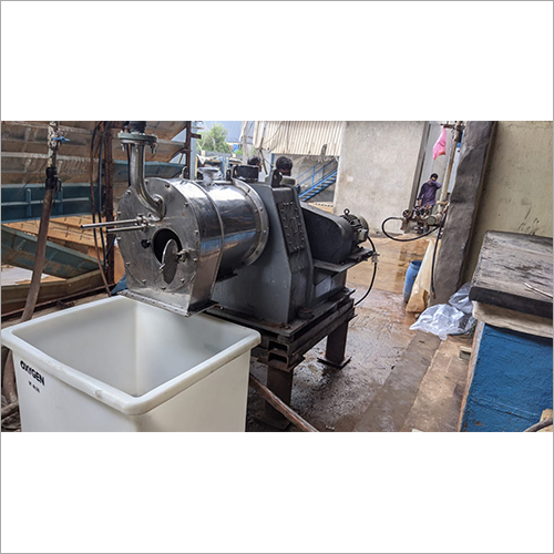 Silver And Grey 2 Stage Hydraulic Pusher Centrifuge