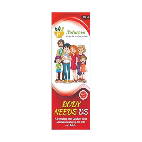 मल्टीविटामिन सिरप के साथ 200 एमएल एक पूर्ण आयरन कैल्शियम