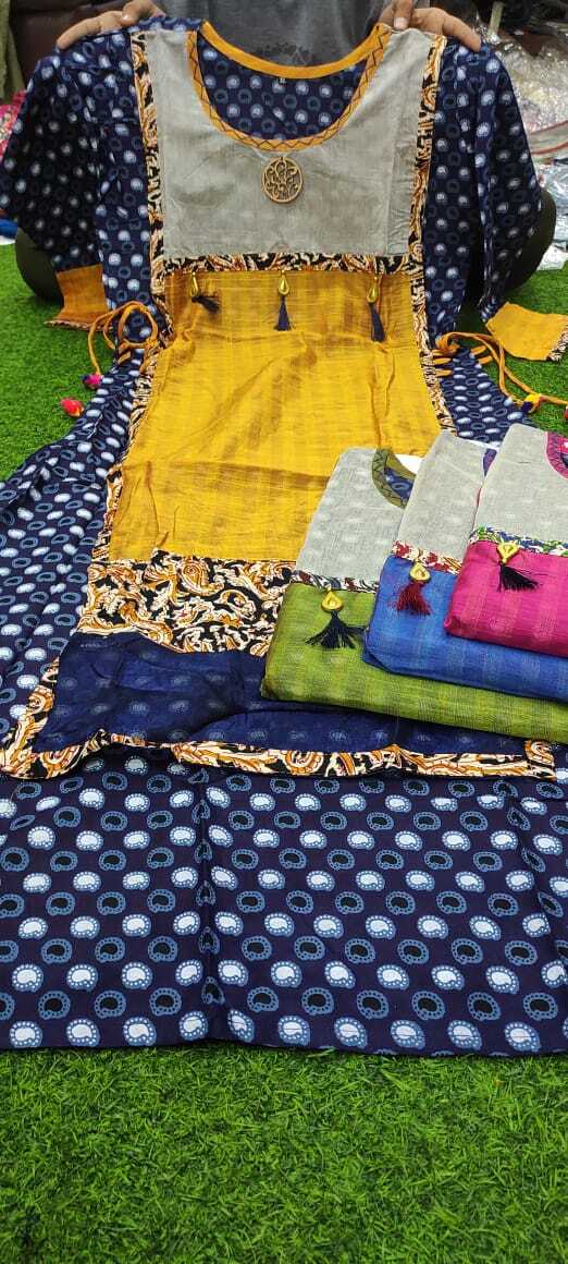 Kurti Collection Rayon - Cotton-rayon-silk Blend, Size M To Xxl, Yellow | Breathable, Washable, Embroidered Casual Ethnic Wear