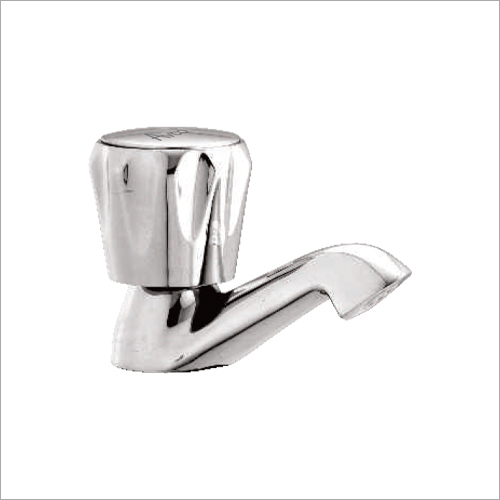Silver Stainless Steel Pillar Cock